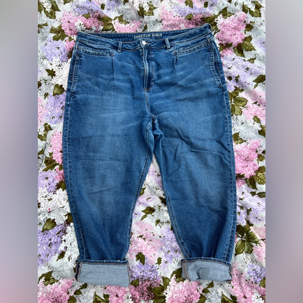American Eagle Straight Leg Stretch Jeans, Plus size 22